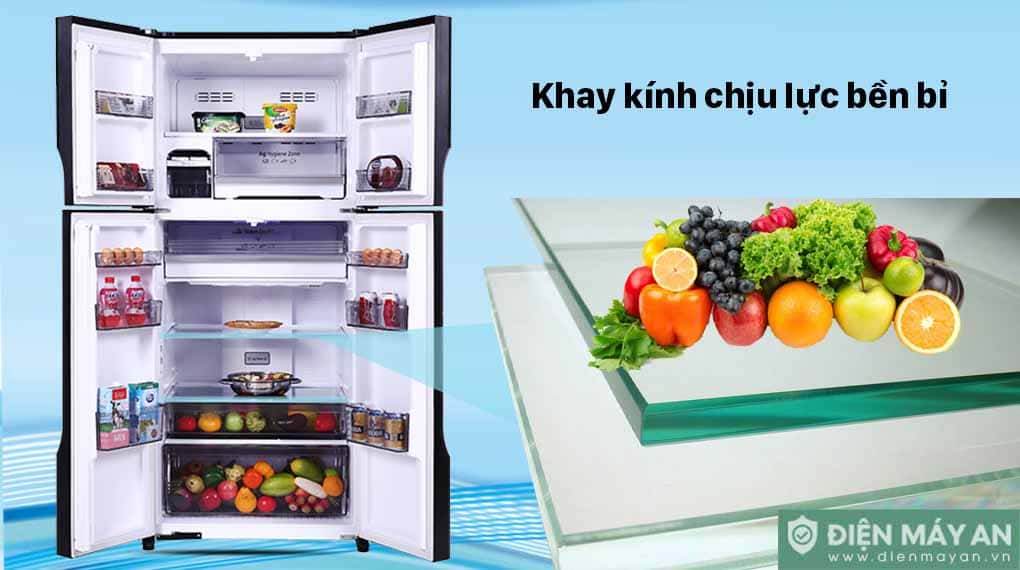 Tủ lạnh Panasonic Inverter 550 lít Multi Door NR-DZ601VGKV